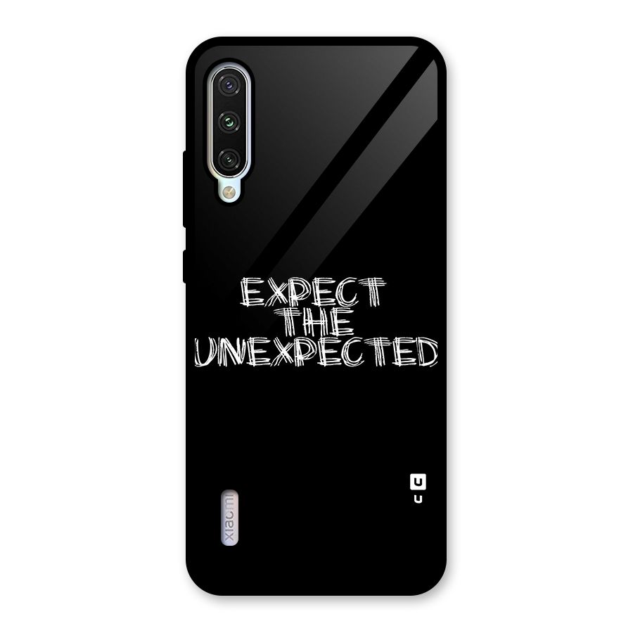 Expect The Unexpected Glass Back Case for Mi A3