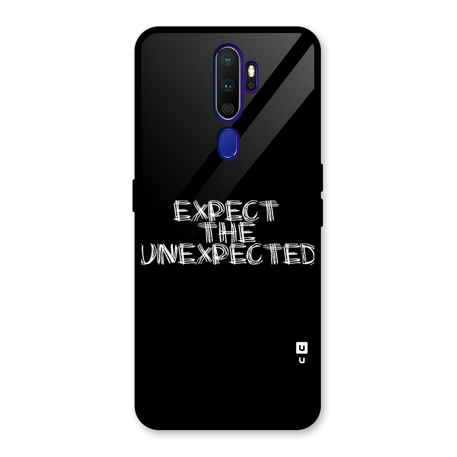 Expect The Unexpected Glass Back Case for Oppo A9 (2020)