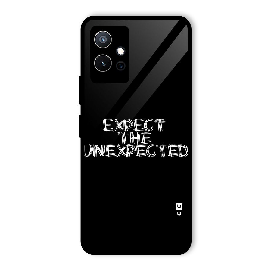 Expect The Unexpected Glass Back Case for Vivo T1 5G