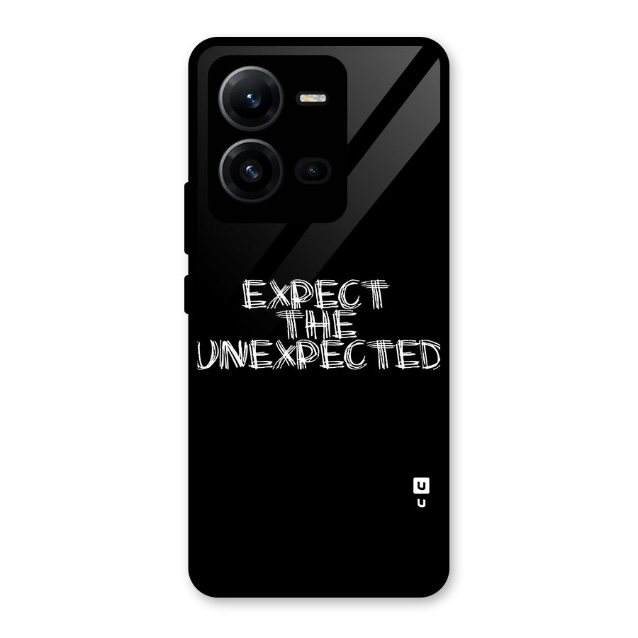 Expect The Unexpected Glass Back Case for Vivo V25
