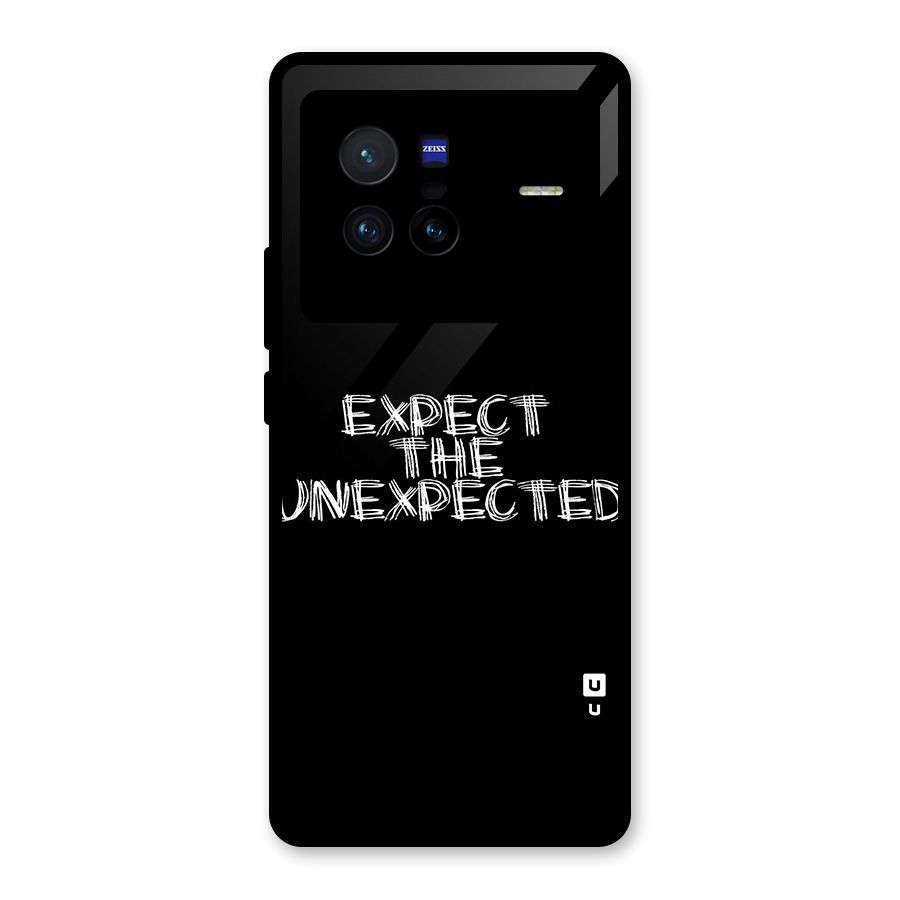Expect The Unexpected Glass Back Case for Vivo X80