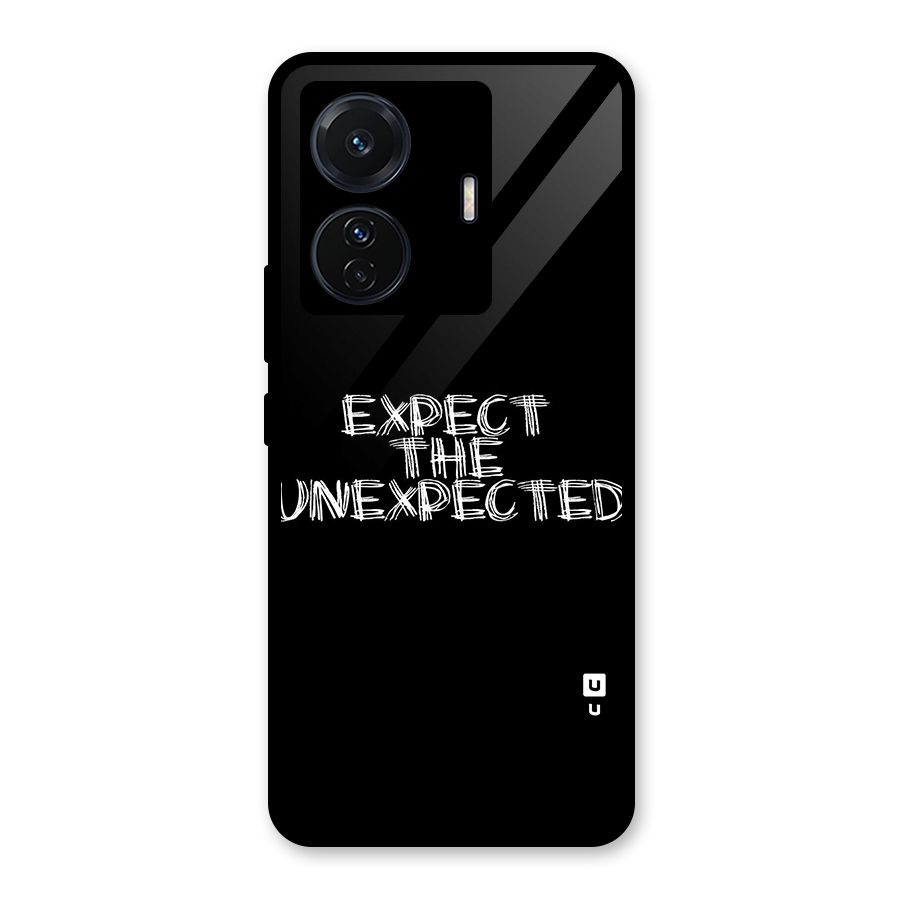 Expect The Unexpected Glass Back Case for Vivo iQOO Z6 Pro