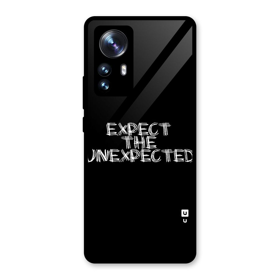 Expect The Unexpected Glass Back Case for Xiaomi 12 Pro