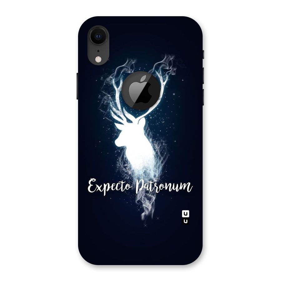 Expected Wish Back Case for iPhone XR Logo Cut