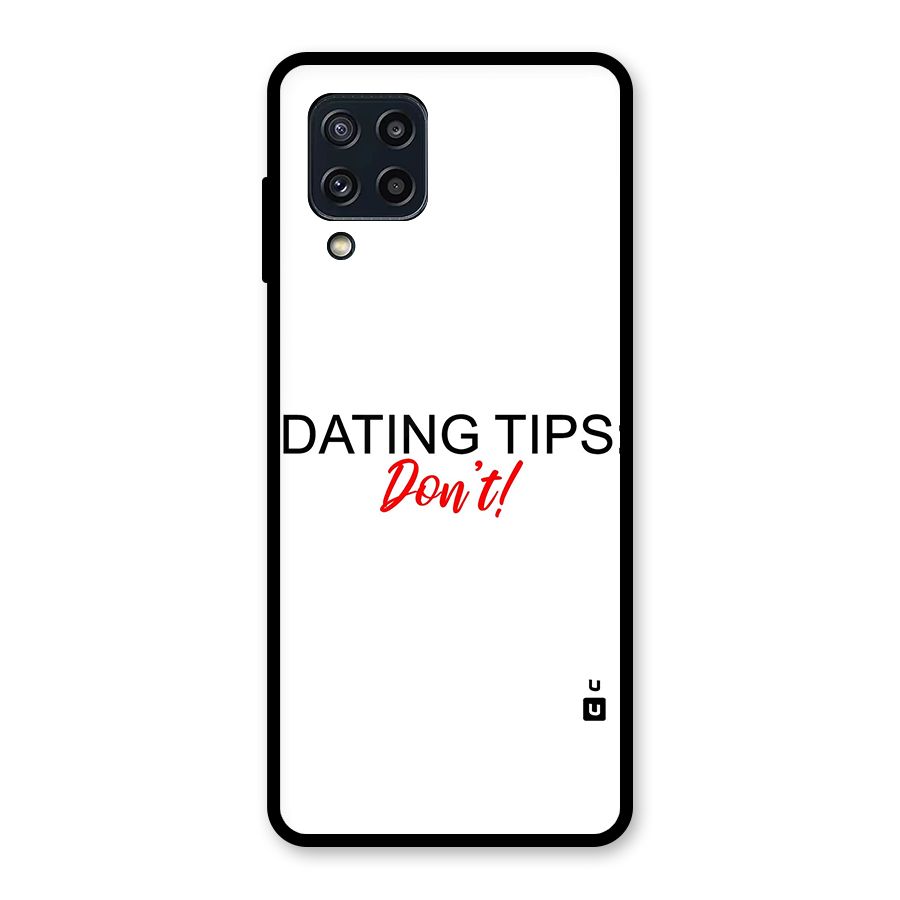 Expert Dating Tip Glass Back Case for Galaxy M32