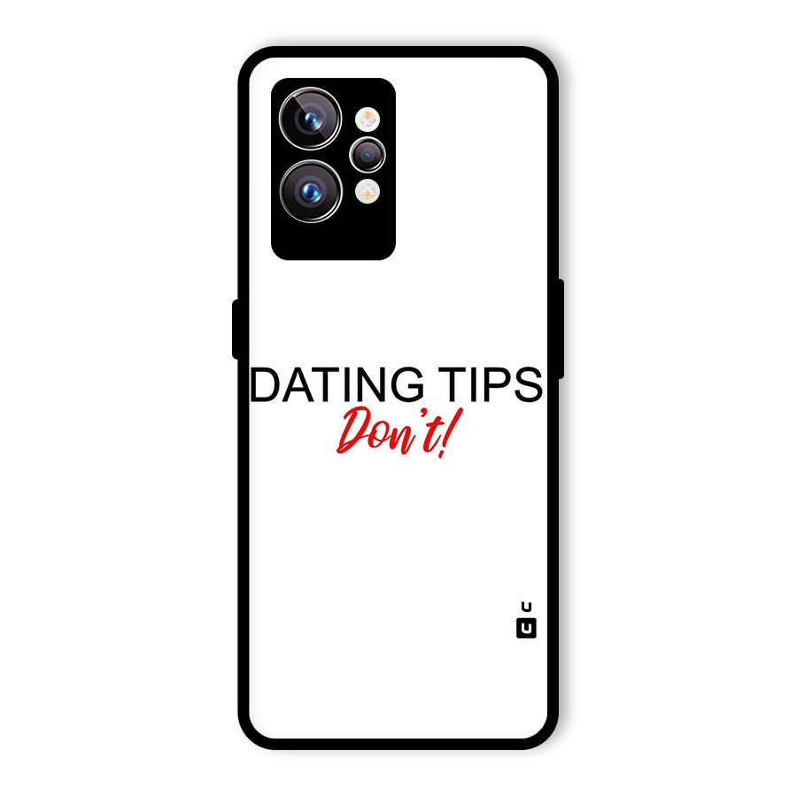 Expert Dating Tip Glass Back Case for Realme GT2 Pro