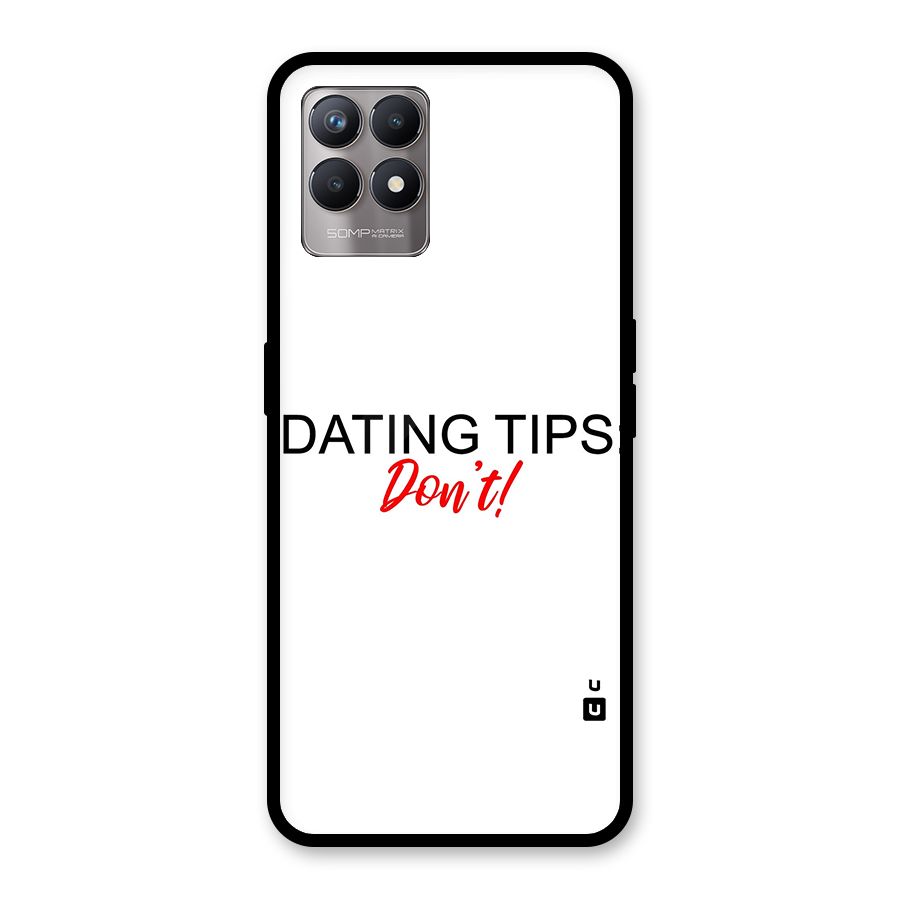 Expert Dating Tip Glass Back Case for Realme Narzo 50