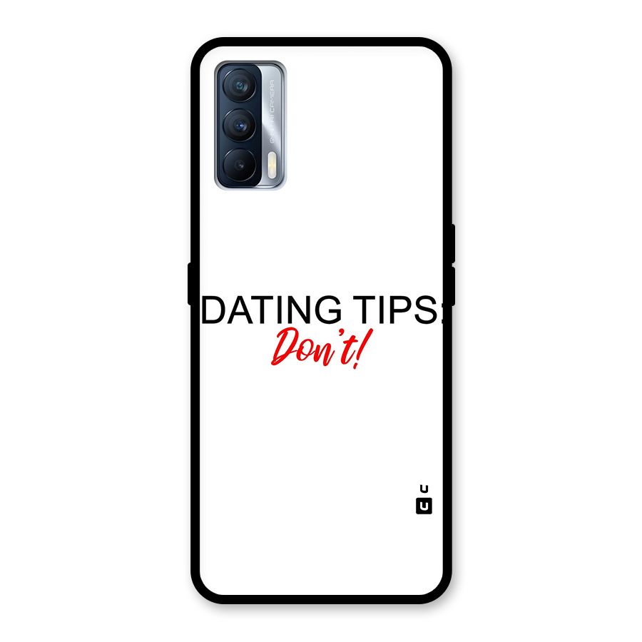 Expert Dating Tip Glass Back Case for Realme X7