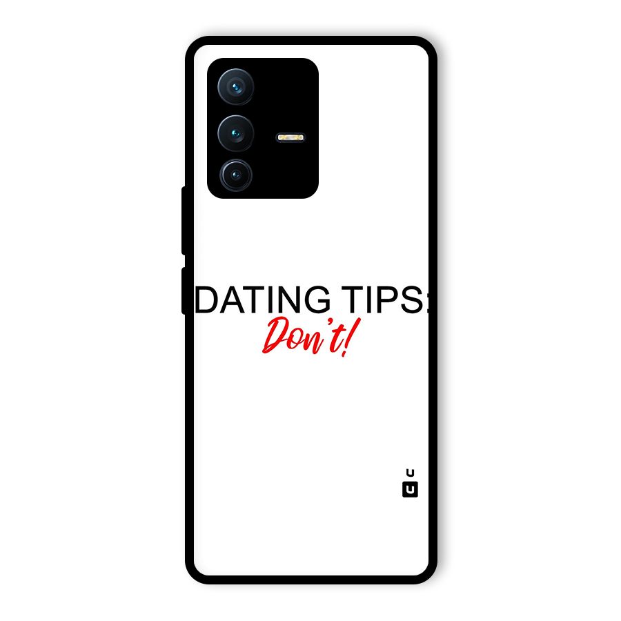 Expert Dating Tip Glass Back Case for Vivo V23 Pro