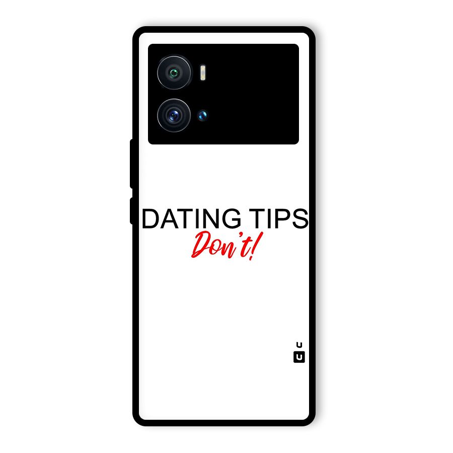 Expert Dating Tip Glass Back Case for Vivo iQOO 9 Pro