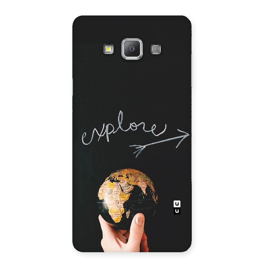 Explore World Back Case for Galaxy A7