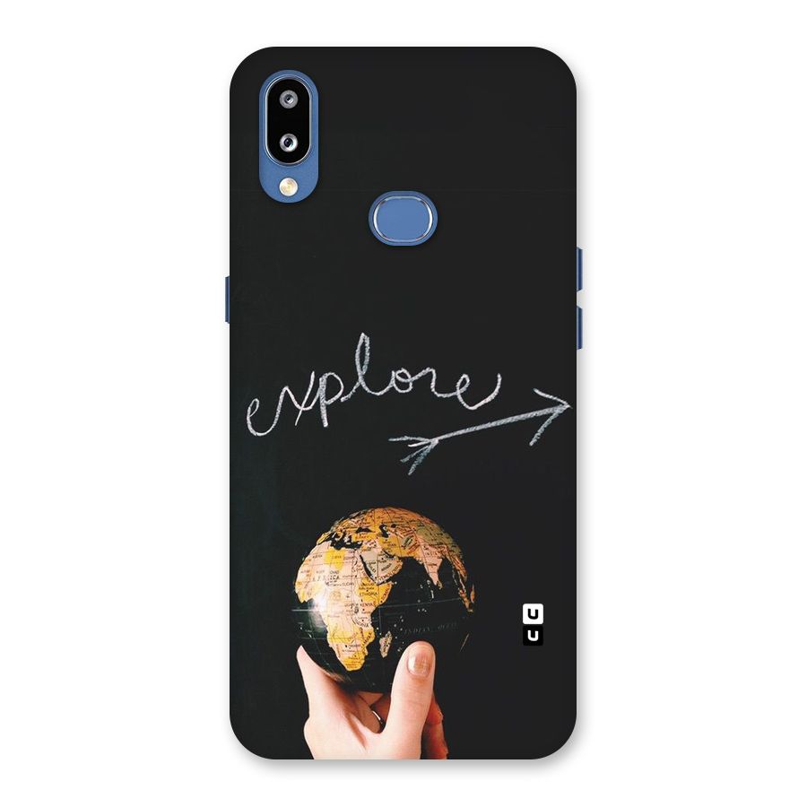 Explore World Back Case for Galaxy M01s