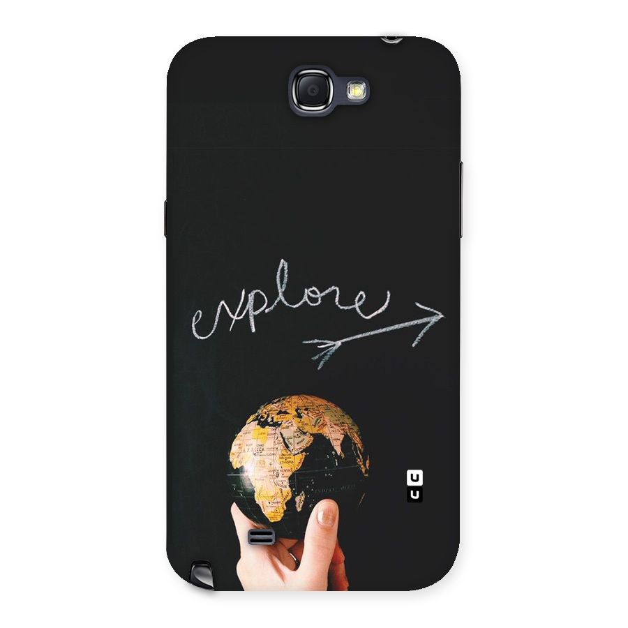 Explore World Back Case for Galaxy Note 2