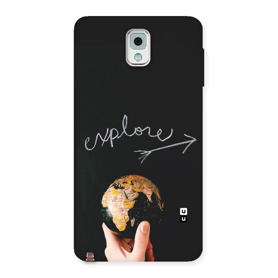 Explore World Back Case for Galaxy Note 3