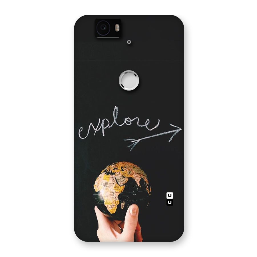 Explore World Back Case for Google Nexus-6P