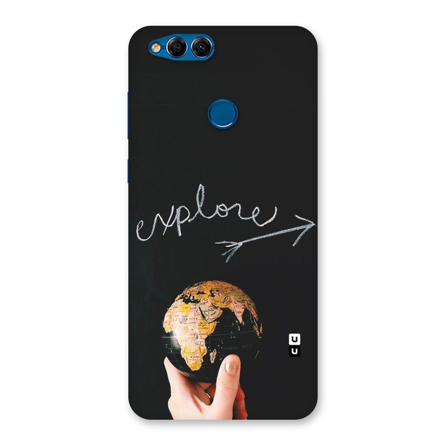Explore World Back Case for Honor 7X