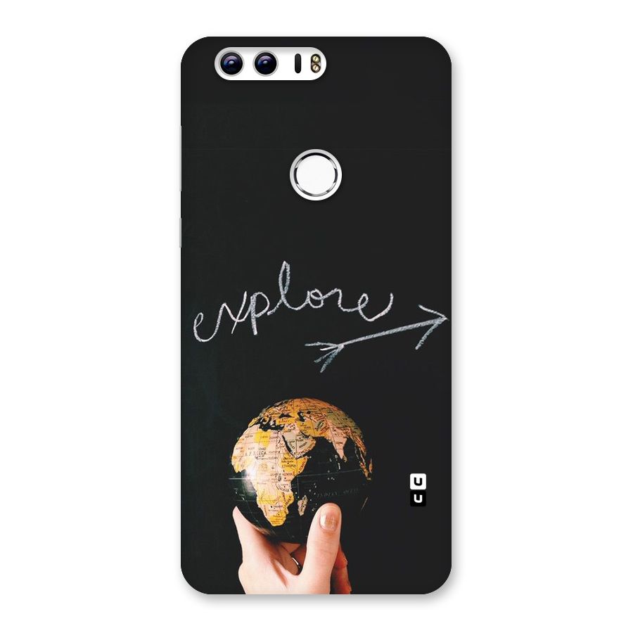 Explore World Back Case for Honor 8