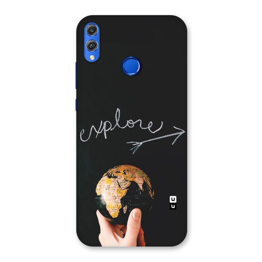 Explore World Back Case for Honor 8X