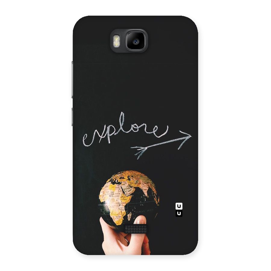Explore World Back Case for Honor Bee