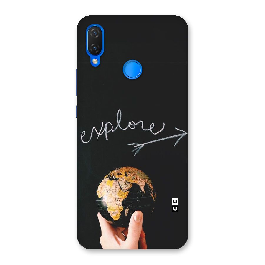 Explore World Back Case for Huawei P Smart+