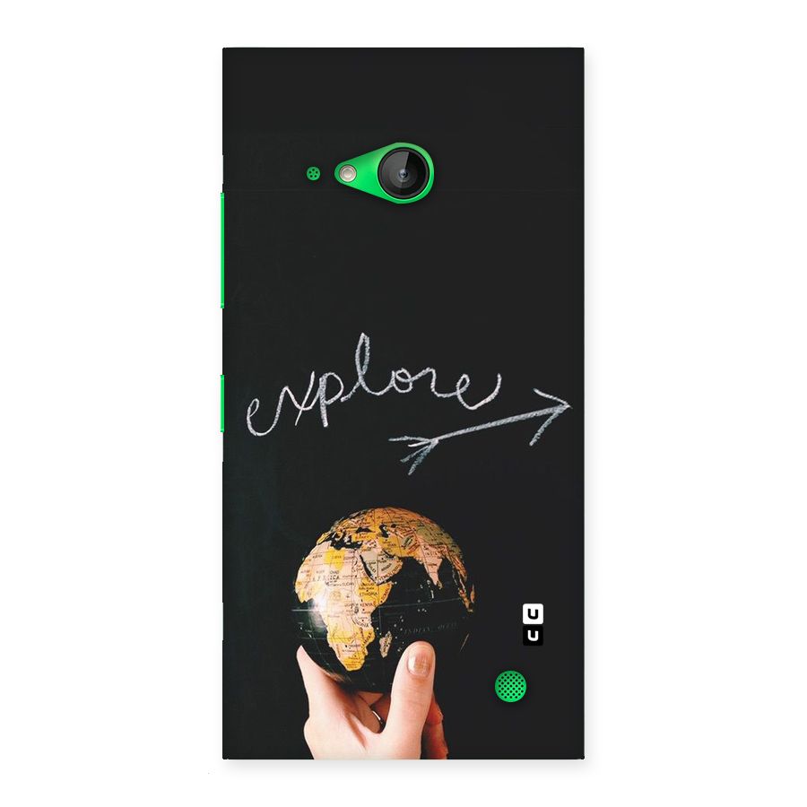 Explore World Back Case for Lumia 730