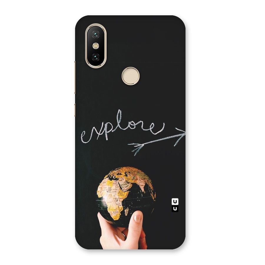 Explore World Back Case for Mi A2