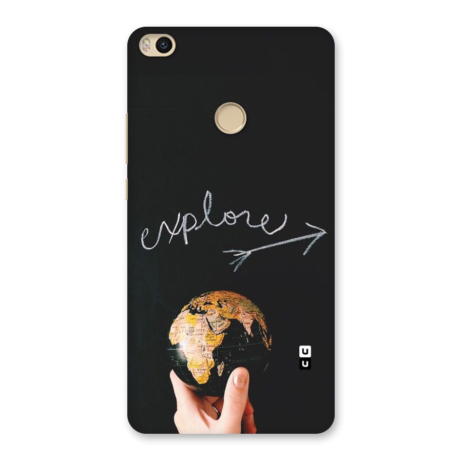 Explore World Back Case for Mi Max 2
