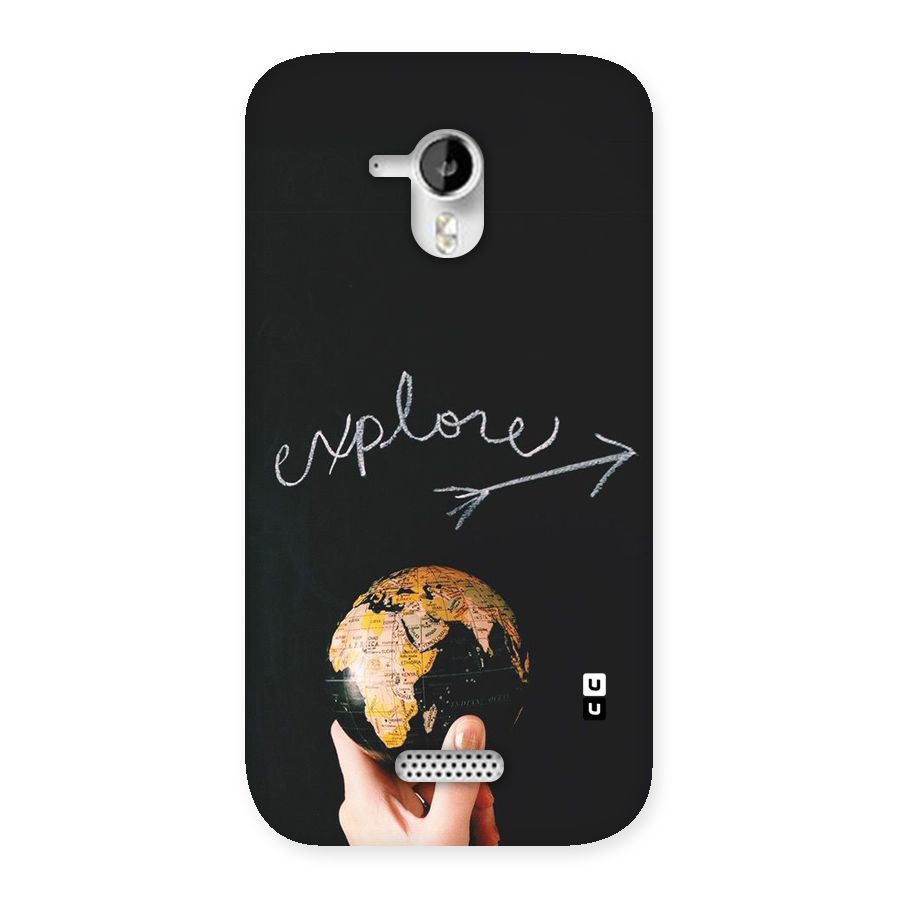 Explore World Back Case for Micromax Canvas HD A116
