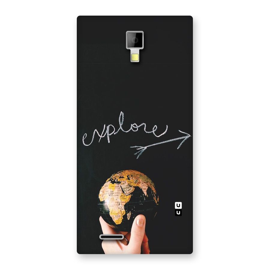 Explore World Back Case for Micromax Canvas Xpress A99