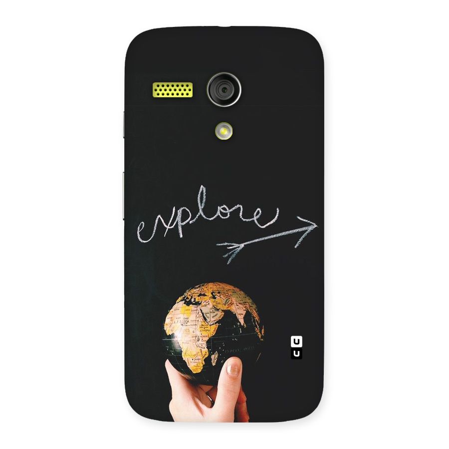 Explore World Back Case for Moto G