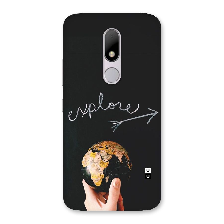 Explore World Back Case for Moto M