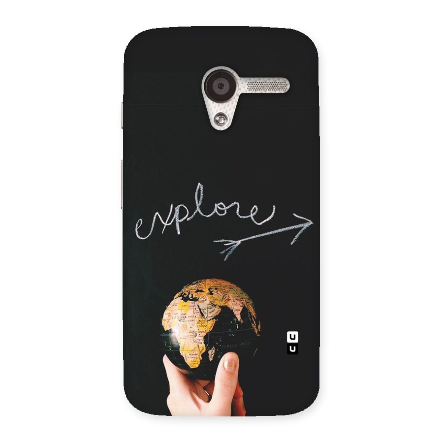 Explore World Back Case for Moto X