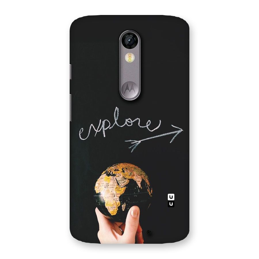 Explore World Back Case for Moto X Force