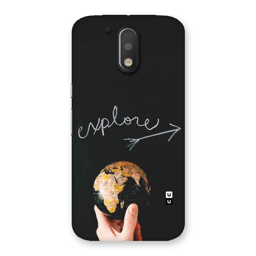 Explore World Back Case for Motorola Moto G4