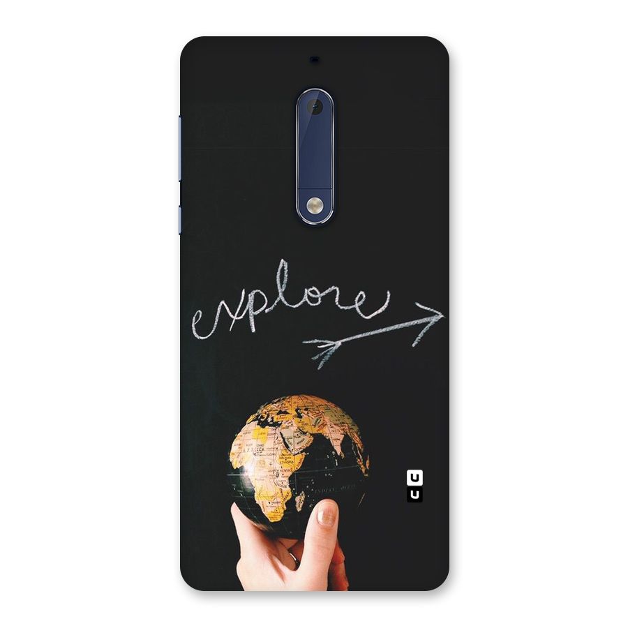Explore World Back Case for Nokia 5