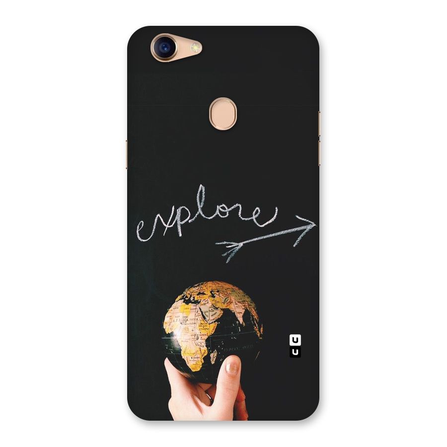 Explore World Back Case for Oppo F5