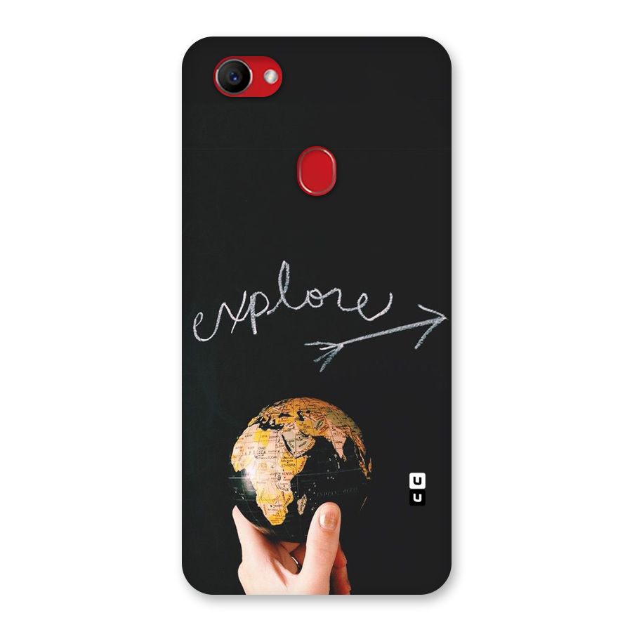 Explore World Back Case for Oppo F7
