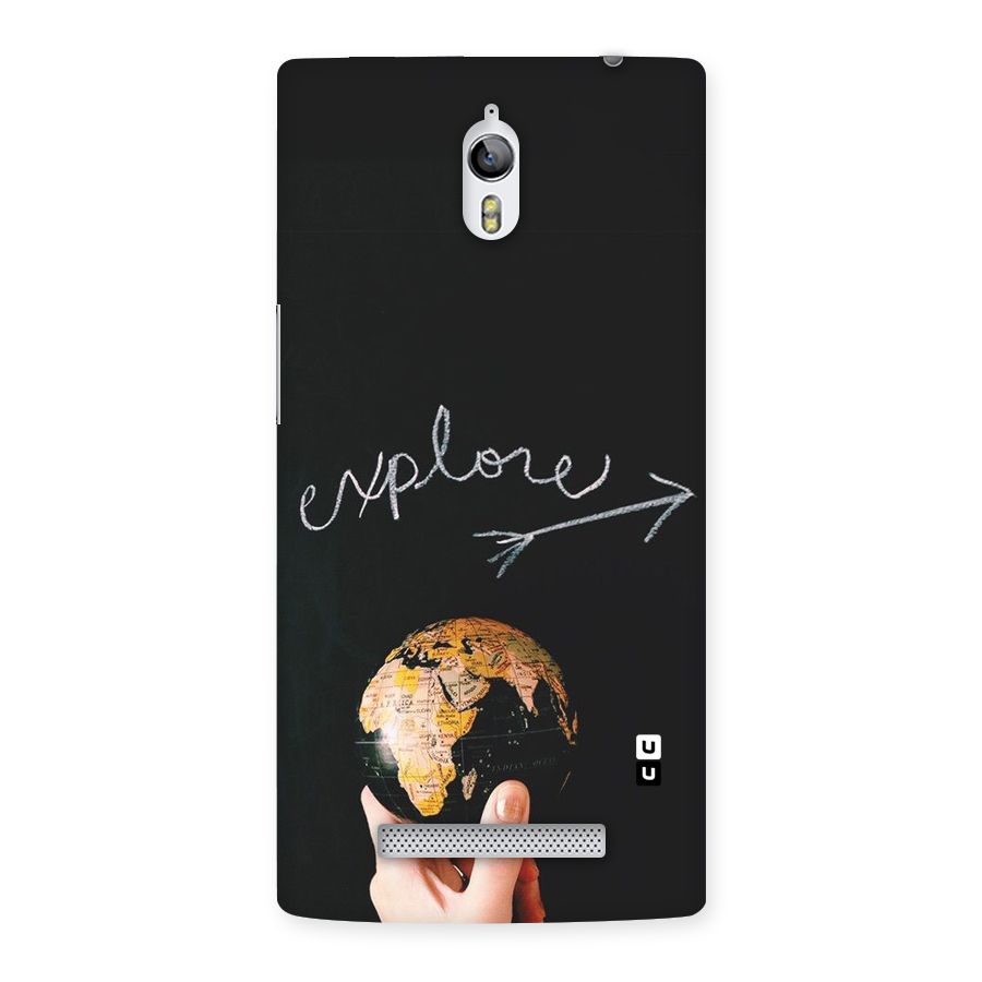 Explore World Back Case for Oppo Find 7