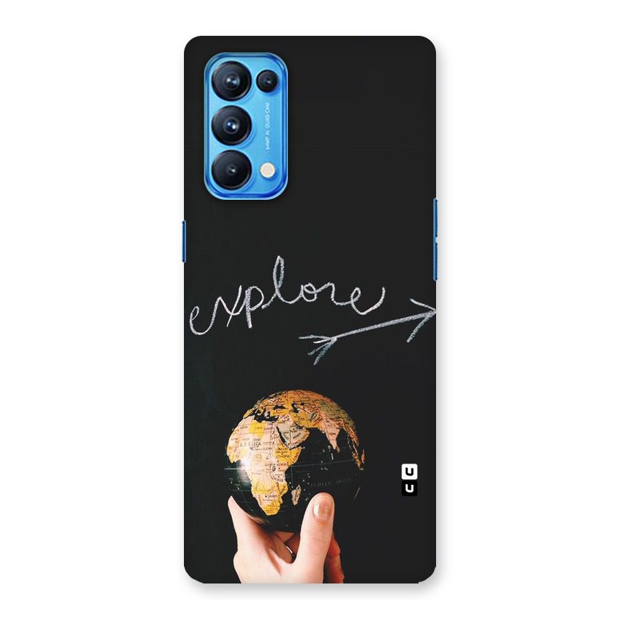 Explore World Back Case for Oppo Reno5 Pro 5G