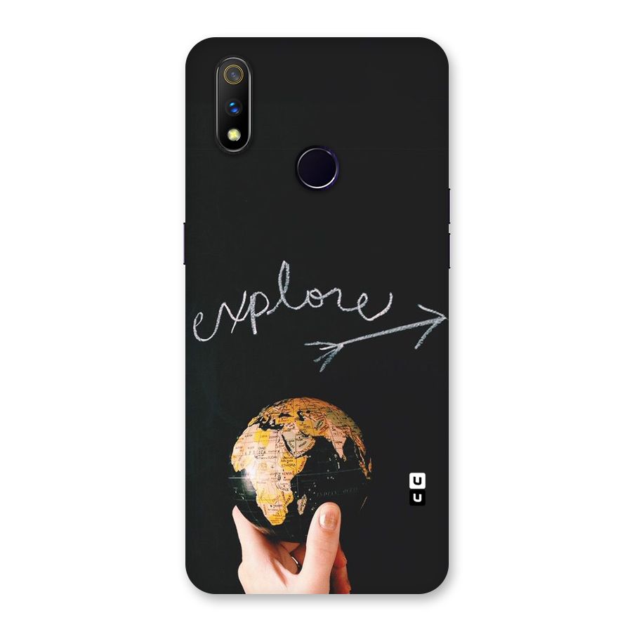 Explore World Back Case for Realme 3 Pro