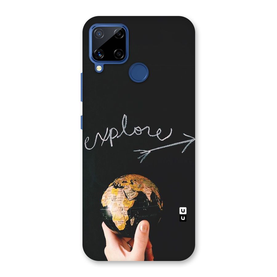 Explore World Back Case for Realme Narzo 30A