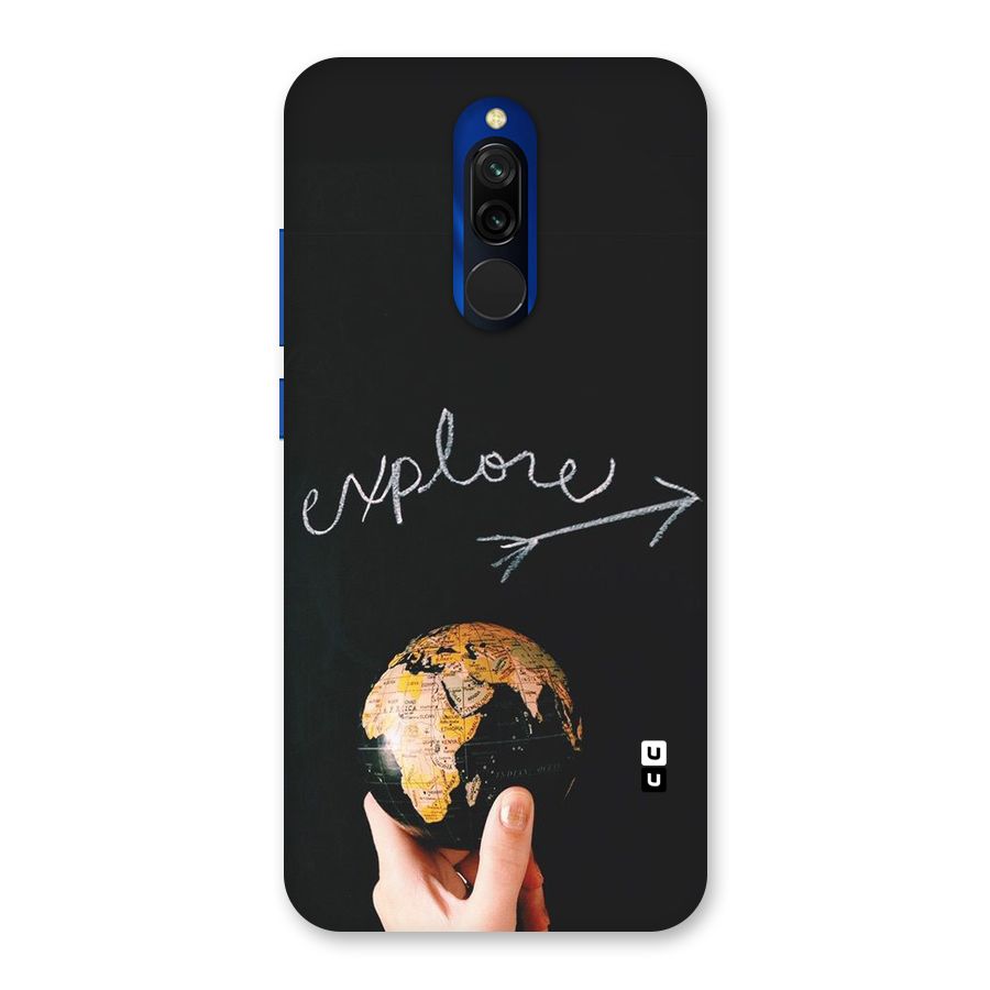 Explore World Back Case for Redmi 8