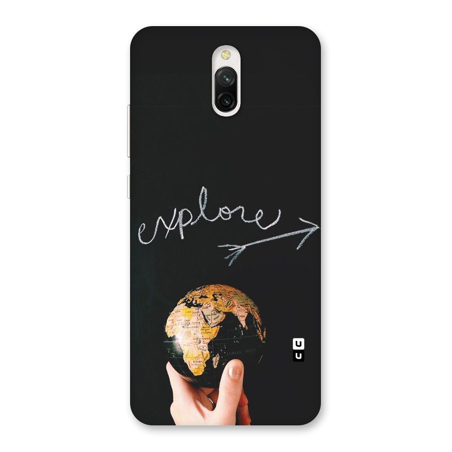Explore World Back Case for Redmi 8A Dual