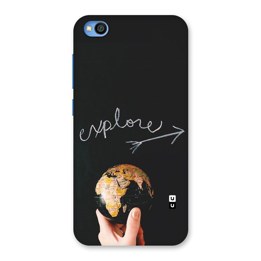 Explore World Back Case for Redmi Go