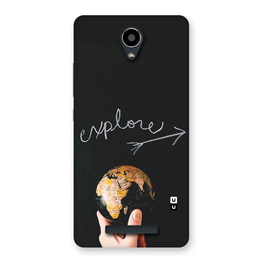 Explore World Back Case for Redmi Note 2
