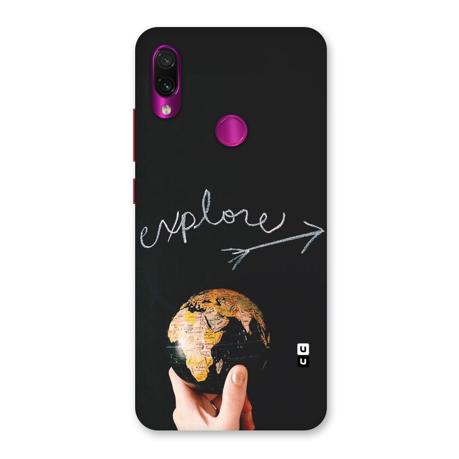 Explore World Back Case for Redmi Note 7 Pro