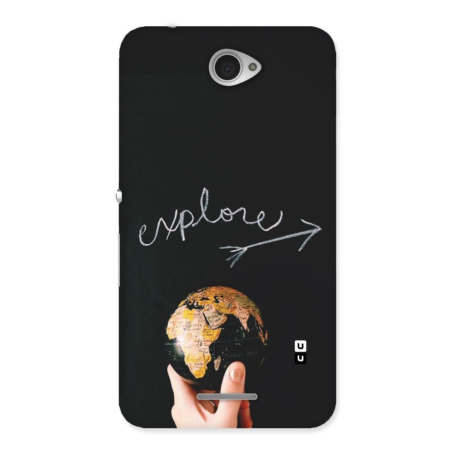 Explore World Back Case for Sony Xperia E4