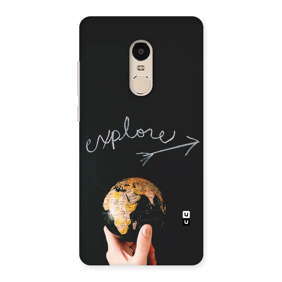 Explore World Back Case for Xiaomi Redmi Note 4
