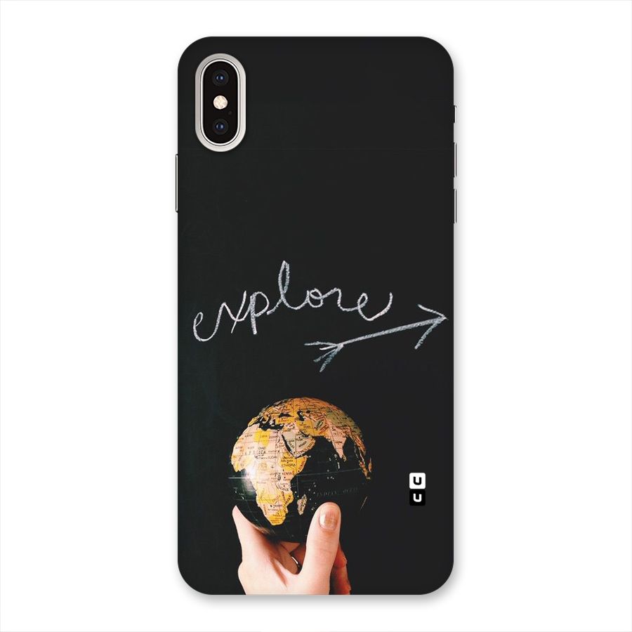 Explore World Back Case for iPhone XS Max