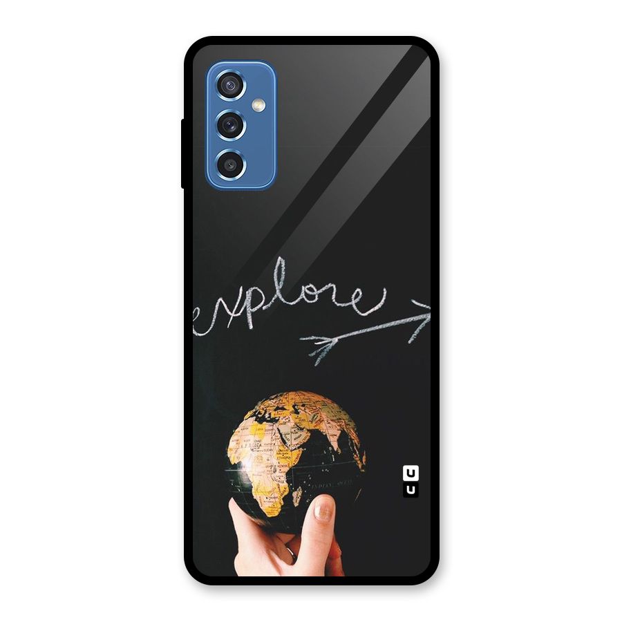 Explore World Glass Back Case for Galaxy M52 5G